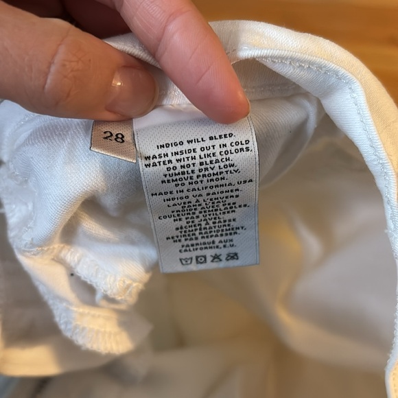 J BRAND capri white pants - Picture 3 of 5